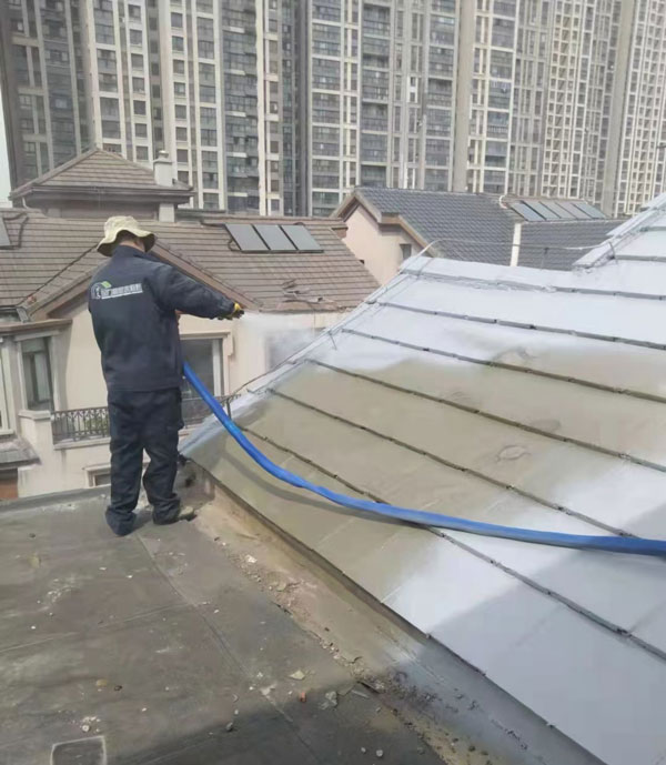 防水涂料噴涂機(jī)(圖3) 防水涂料噴涂案例