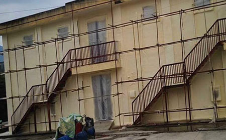 二手聚氨酯發(fā)泡機(jī)(圖2) 硬泡聚氨酯保溫施工